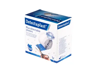 Waterafstotende blauwe pleister Detectaplast 6cmx5m - 1