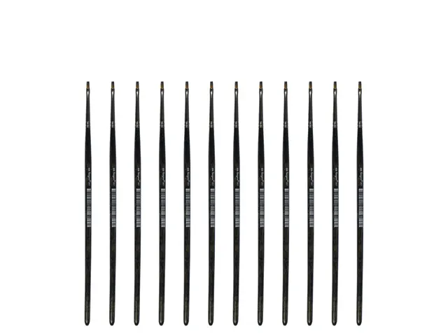 Penseel Kangaro Serie 341 plat Nr. 0 synthetisch doos 12 stuks
