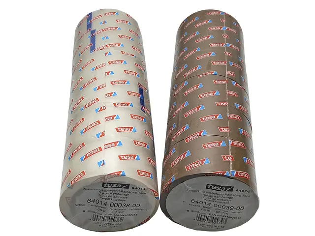 Verpakkingstape Tesa 64014 50mmx66m bruin PP