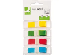 Index Mini 12x45mm Blister Van 4 Kleuren 35 Tabs Per Kleur
