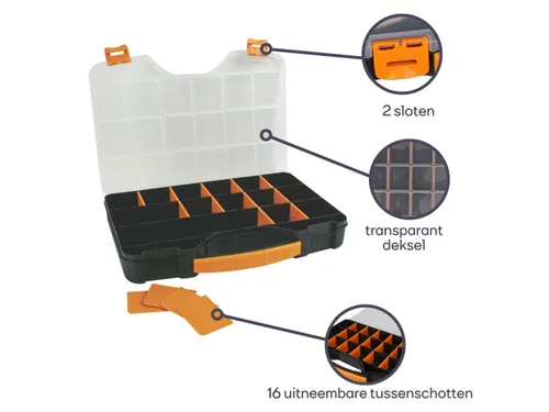 Assortimentsdoos 326x257x48mm 4 Liter