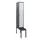 locker met bank,HxBxD 1950x300x815mm,1vak,vak B 300mm,draaigrendel