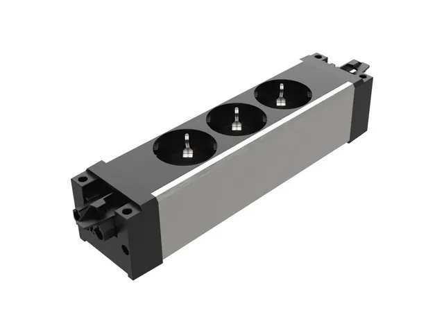 Power Powerbar stekkerdoos 3x Schuko 303 Zwart