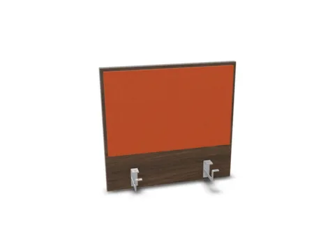 opzetpaneel bureau aanbouw achter NV bruin hickory BN3012-oranje 600mm