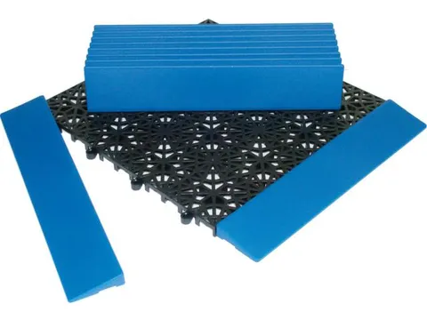Randlijst Voor Werkplekmat Extreme Belasting 300X40Mm Blauw