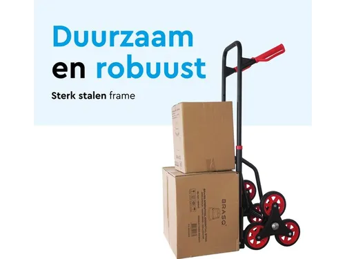 Trappensteekwagen 120 KG transportkar opvouwbaar HT120