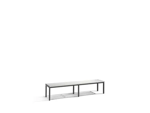 Omkleedbank L 1960Mm Pvc-Zitlatten Ral7021