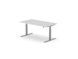 Elektrisch ihv bureau,HxBxD 650-1310x1600x900mm,blad wit