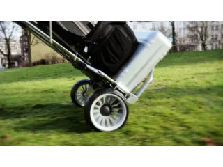 aluminium steekwagen 100kg steekplaat BxD 495x420mm polymeer - 8