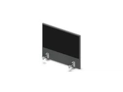 opzetpaneel bureau aanbouw MS-donkergrijs BN8033-zwart 600mm