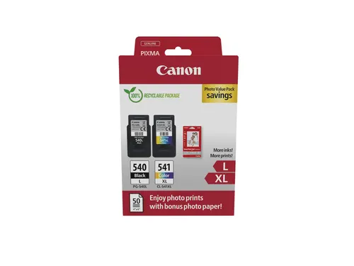 Inktcartridge Canon PG-540L zwart + CL-541XL kleur