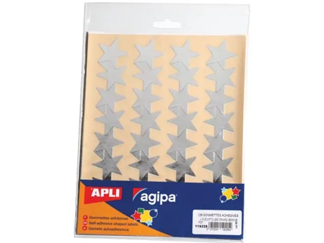 Metallic Stickers Blister Met 128 Stuks Goud En Zilver