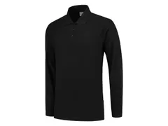 Polo à manches longues Tricorp PPL180 201009, noir, taille XS, la pie