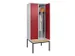 locker voor scheiding van kleding,HxBxD 2120x800x815mm,2vak
