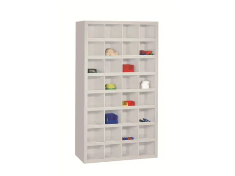 Materiaalstelling Staalplaat HxBxD 1800x1000x500mm 32 Vakken Ral7035