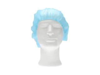 Haarnet CMT bouffant non-woven M 50cm PP blauw 100 stuks - 2