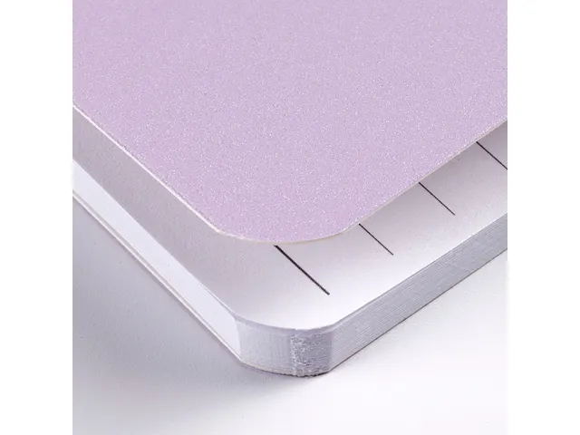 Notitieboek Bruynzeel A6 40vel glitter assorti set van 3 stuks