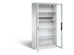 acculaadkast 1950x930x500mm 5stekkerdozen 230V cil.-slot front RAL7035