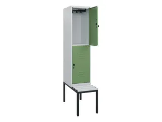 Dubbeldekse dekenkist,HxBxD 1950x400x815mm,1x2vak.,vak B 400mm - 2