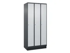locker,HxBxD 1950x900x500mm,3vak,vak B 300mm,cil.-slot,sokkel
