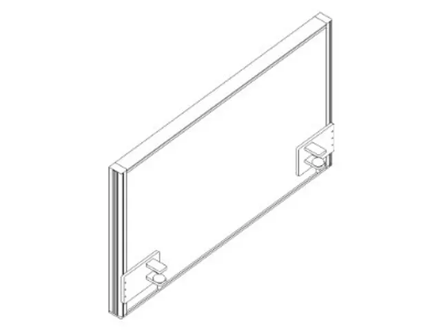 geluidabsorberende tafelscheidingswand,HxB 480x800mm,wand stof,crème