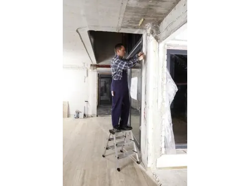 Vouwtrapje Aluminium H 650Mm Aan Beide Zijden Te Gebruiken 2X3Treden