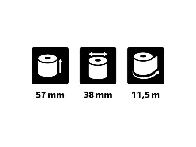 Exacompta Kassarol 57mmx38mmx12 mm 11.5 Meter 60 Gram