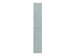 Garderobekast 1802x305x457mm 1x2 Vakken Plaatstaal Lichtgrijs - 1