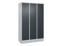 locker,HxBxD 1950x1200x500mm,3vak,vak B 400mm,cil.-slot,sokkel