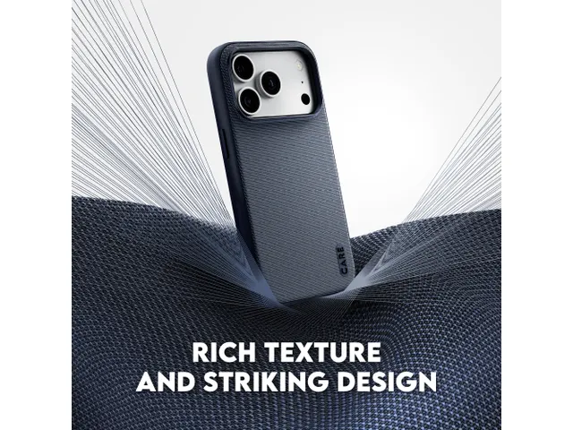 PanzerGlass CARE by Fusion Fabric Case Blue w. MagSafe iPhone 18