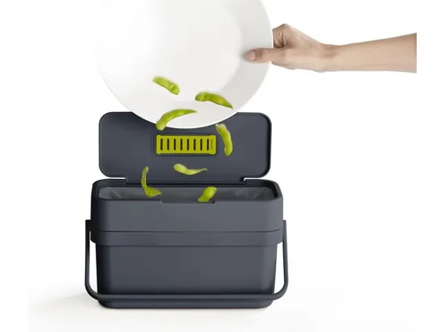 Joseph Joseph Compo Food Afvalemmer 4 Liter Grijs