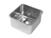 Inlas spoelbak rvs 50x50X30cm