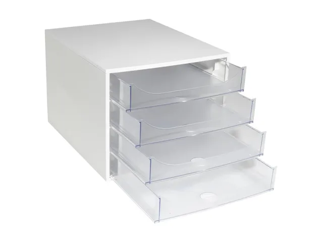 Ladenblok Ecobox 4 Laden Grijs A4+