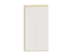 kantoorkast,HxBxD 1920x1000x430mm,decor romp esdoorn,decor front wit