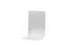 Boekensteun MAUL aluminium 16x15x21cm set 2 zilver