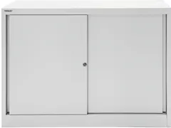 schuifdeurkast,HxBxD 839x1200x430mm,1xStalen bodem,2 OH