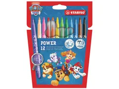 Viltstift STABILO power PAW Patrol 12 stuks