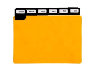 Tabblad a-z Glanskarton 6/10 105x148mm 24 stuks - 5