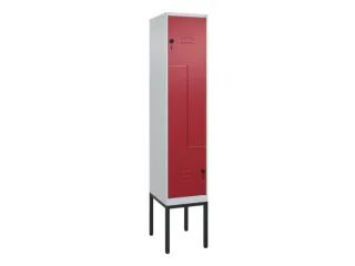Z-garderobekast,HxBxD 2120x400x500mm,vak B 200/400mm,draaigrendel - 1
