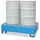 Opvangbak Staal Bxdxh 1250X820X340Mm Voor 2X200L Vaten Blauw
