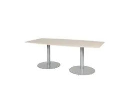 Linesto Vergadertafel Vaste Hoogte 200x100 Ton Robson Eiken 25mm Alu