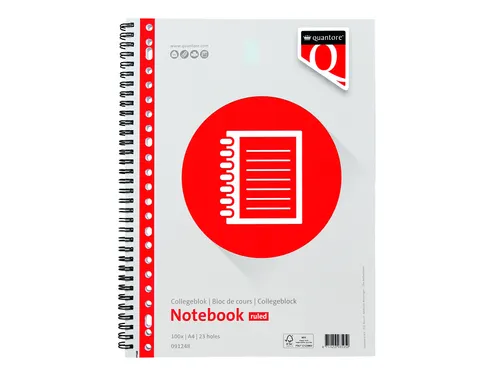 Collegeblok A4 Quantore 23 Rings Lijn 70 Gram