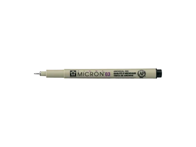 Fineliner Sakura pigma micron zwart 0.35mm