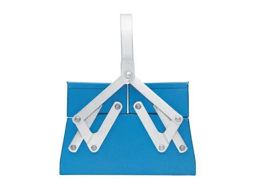 1263 L Gereedschapskist,leeg,3vakken,160x420x225mm