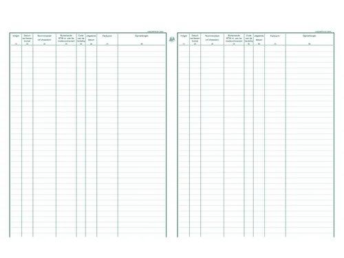 Register Piqure Garagisten 320x250mm 80vel assorti