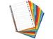 Tabblad glanskarton 400g 12-delig A4 Assorti