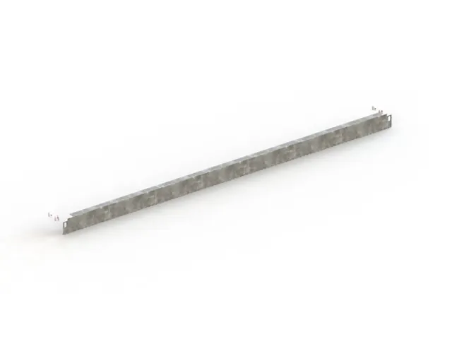 sokkellijst,v. inhaakstelling,HxB 56x1300mm,staal verzinkt