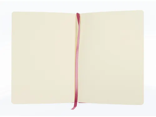Schetsboek Kangaro A5 ruby PU HC 80 vel 140gr roomwit met elastiek en