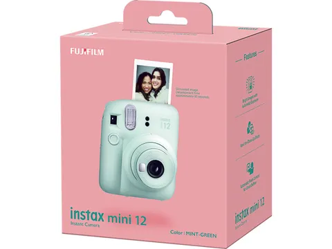 FUJIFILM INSTAX MINI 12 TH EX D CAMERA 16806119 MINT Groen