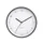 Wandklok NeXtime Berlin 30cm wit aluminium
